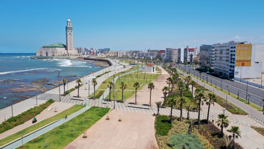 المنتزه البحري لمسجد الحسن الثاني