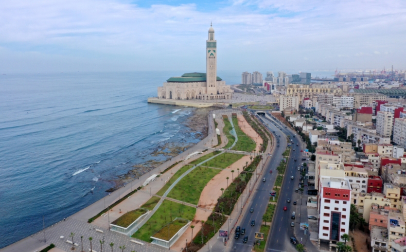 المنتزه البحري لمسجد الحسن الثاني